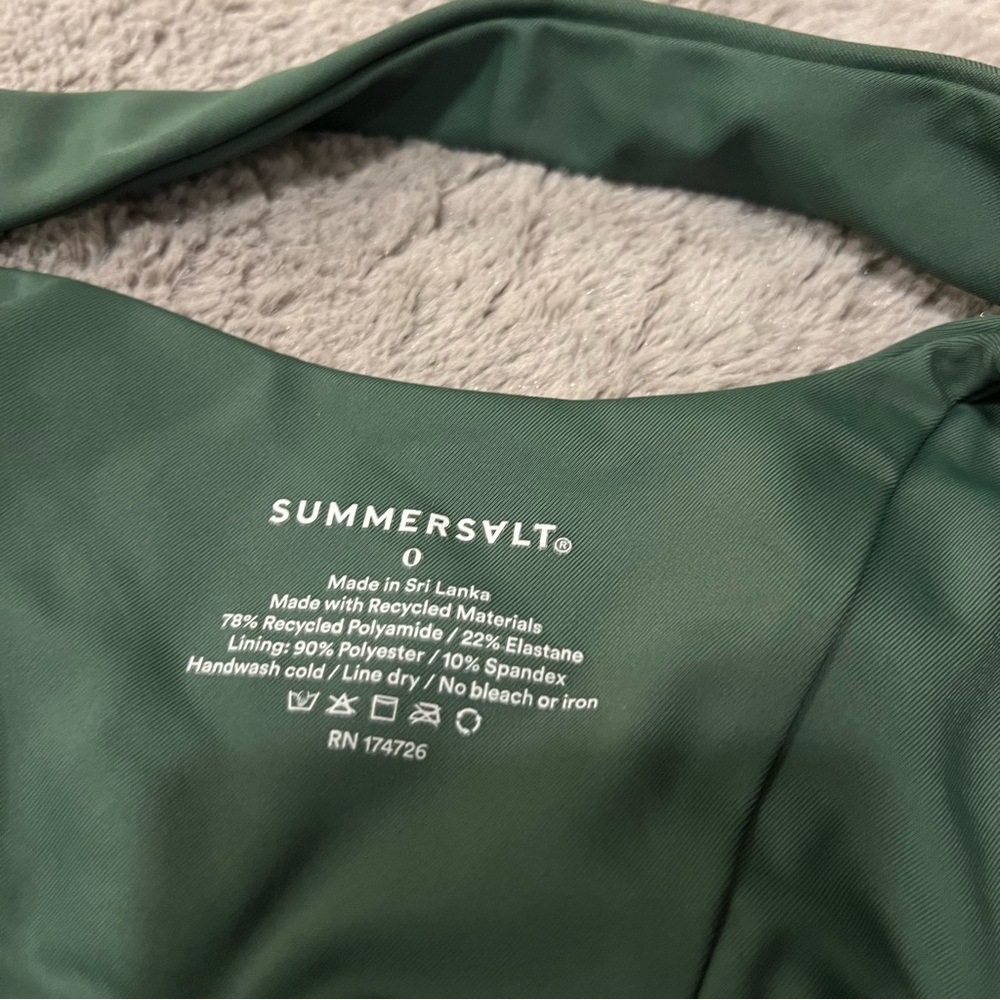 Summersalt One-Shoulder Green Swim One Piece - Picture 6 of 7